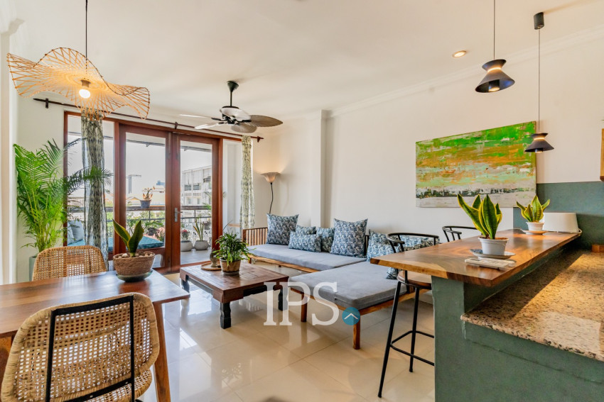 Renovated 1 Bedroom Apartment For Rent - Phsar Chas, Phnom Penh