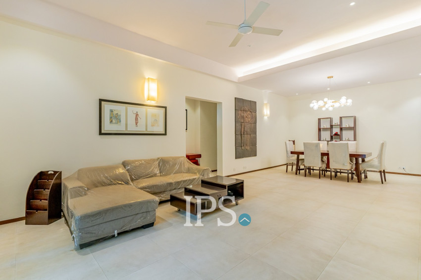 Renovated 3 Bedroom Apartment For Rent - Srah Chork , Phnom Penh