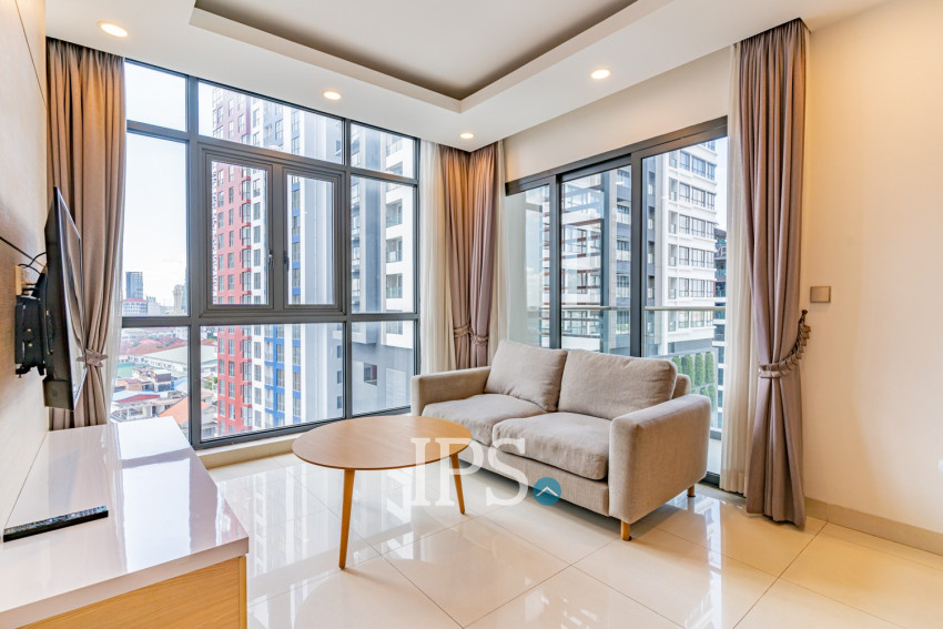 1 Bedroom Serviced Apartment For Rent - Tonle Bassac, Phnom Penh