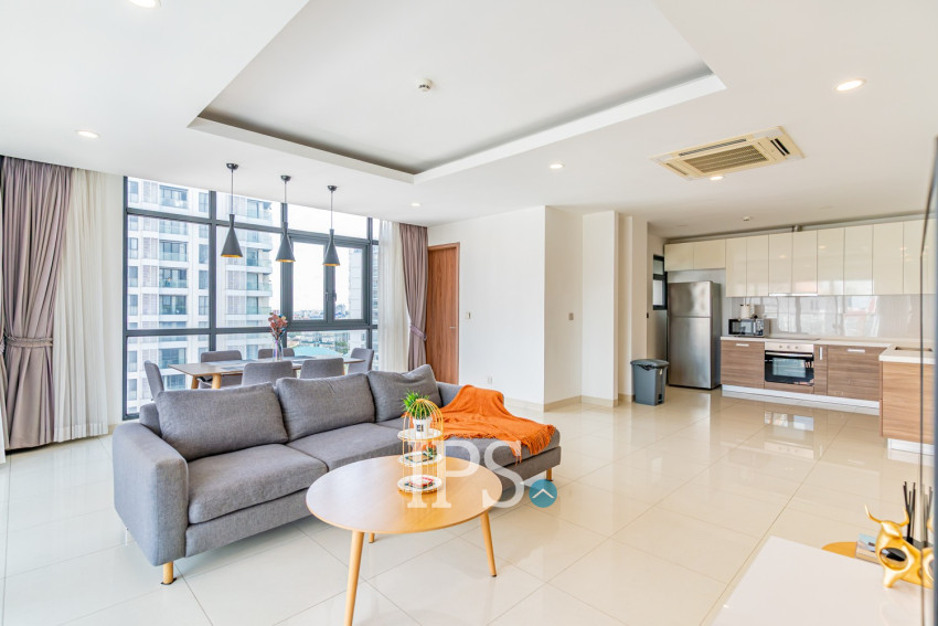 3 Bedroom Serviced Apartment For Rent - Tonle Bassac, Phnom Penh