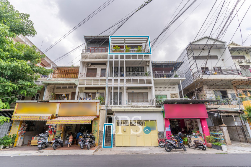 Renovated 1 Bedroom Loft Apartment For Rent - Boeng Raing, Phnom Penh