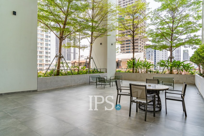 1 Bedroom Condo  For Rent - Embassy Central, BKK1, Phnom Penh