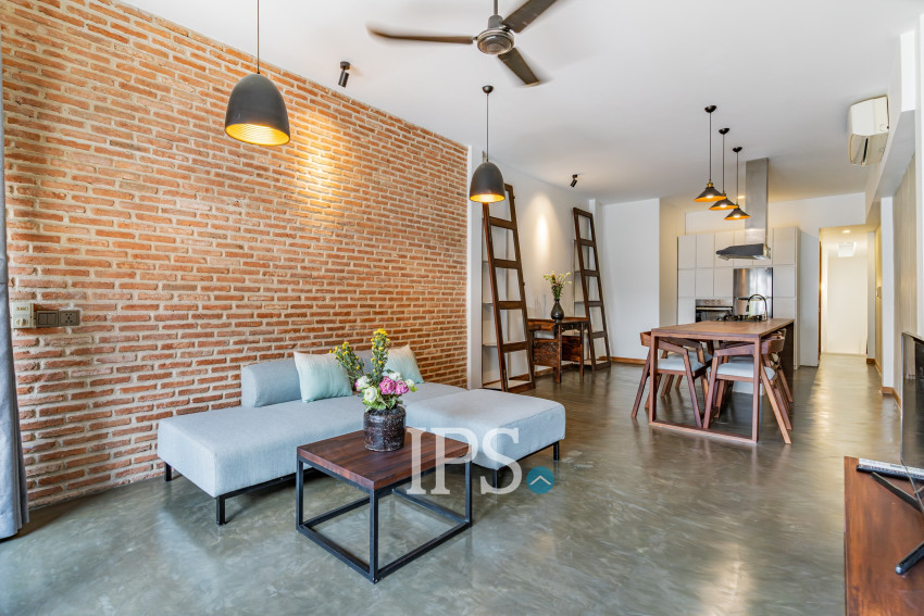 Renovated Loft 2 Bedroom Apartment For Rent - Chey Chumneah, Phnom Penh