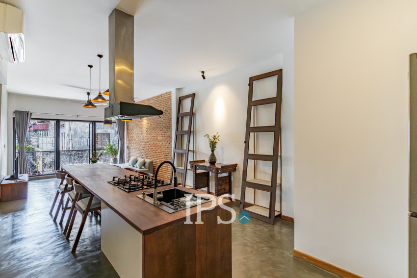 Renovated Loft 2 Bedroom Apartment For Rent - Chey Chumneah, Phnom Penh