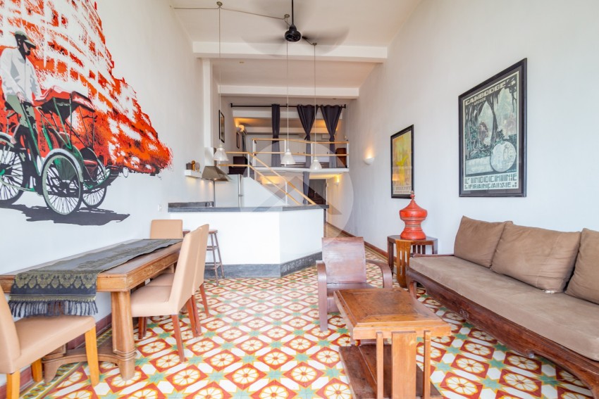 Loft Style  Apartment For Rent - Along Riverside, Phsar Kandal 1, Phnom Penh