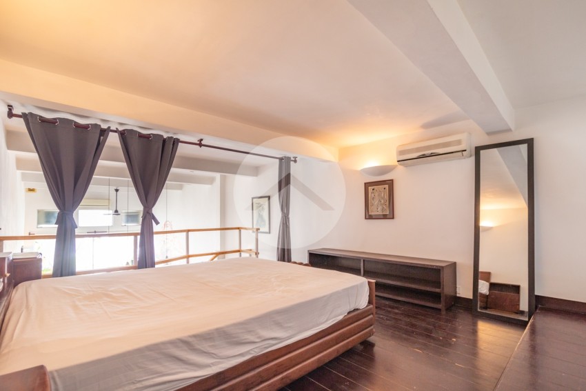 1 Bedroom Loft Apartment For Rent - Along Riverside, Phsar Kandal 1, Phnom Penh