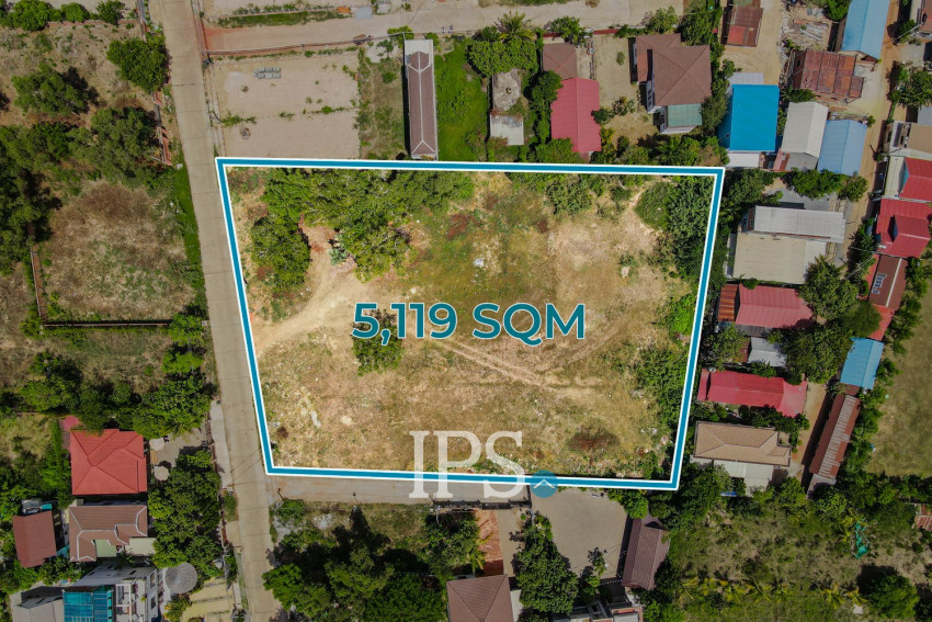 5,119 Sqm Land  For Sale - Sala Kamreuk, Siem Reap