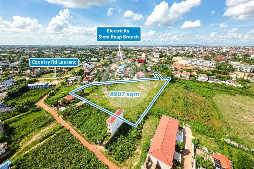 8,907 Sqm Residential Land For Sale - Svay Dangkum, Siem Reap