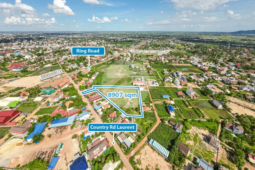 8,907 Sqm Residential Land For Sale - Svay Dangkum, Siem Reap