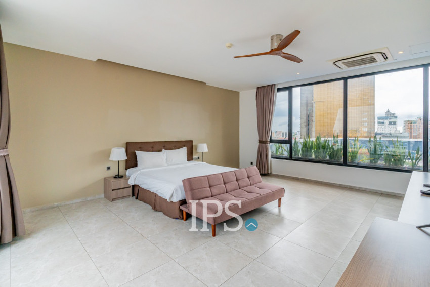 Duplex 4 Bedroom Serviced Penthouse For Rent - BKK2, Phnom Penh
