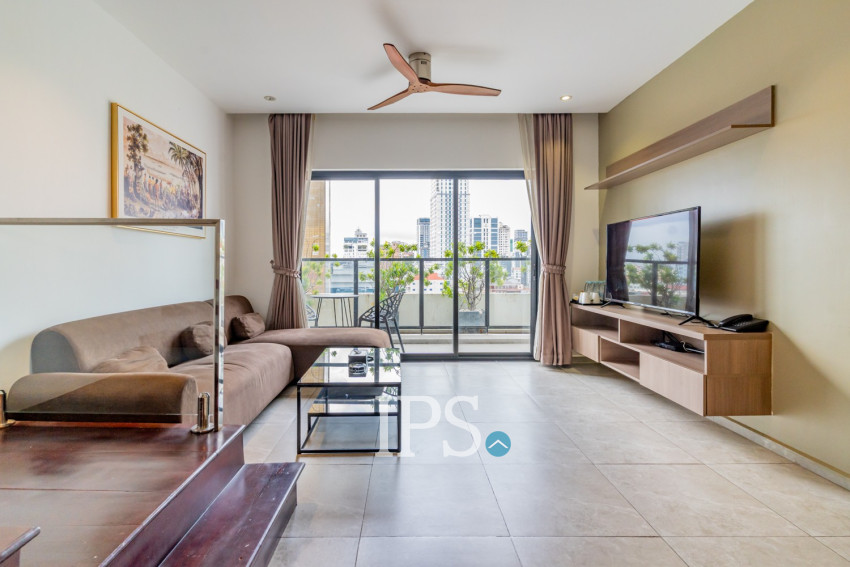 Duplex 4 Bedroom Serviced Penthouse For Rent - BKK2, Phnom Penh