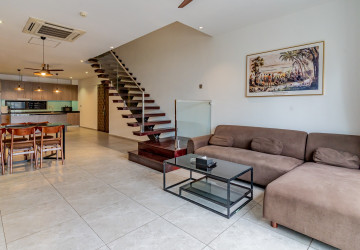 Duplex 4 Bedroom Serviced Penthouse For Rent - BKK2, Phnom Penh thumbnail