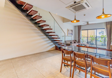 Duplex 4 Bedroom Serviced Penthouse For Rent - BKK2, Phnom Penh thumbnail