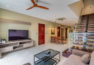 Duplex 4 Bedroom Serviced Penthouse For Rent - BKK2, Phnom Penh thumbnail