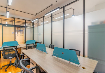 19 Sqm Serviced Office Space For Rent - BKK1, Phnom Penh thumbnail