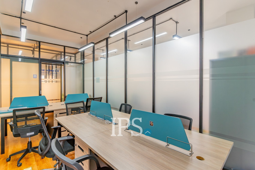 19 Sqm Serviced Office Space For Rent - BKK1, Phnom Penh