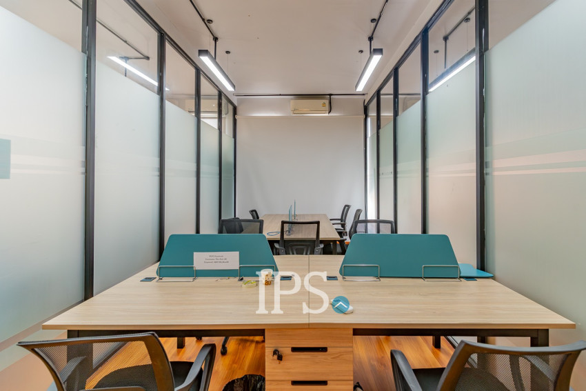 19 Sqm Serviced Office Space For Rent - BKK1, Phnom Penh