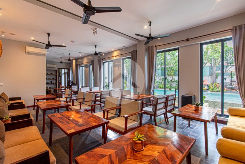 16 Room Hotel  Restaurant  For Rent - Night Market Area, Siem Reap