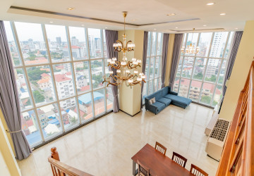 3 Bedroom Serviced Penthouse For Rent - Tonle Bassac, Phnom Penh thumbnail