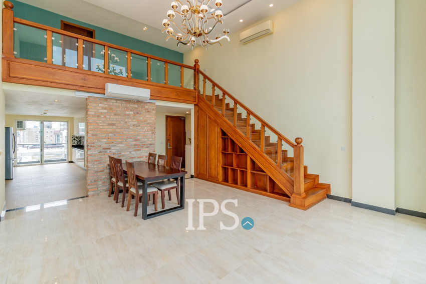 3 Bedroom Serviced Penthouse For Rent - Tonle Bassac, Phnom Penh