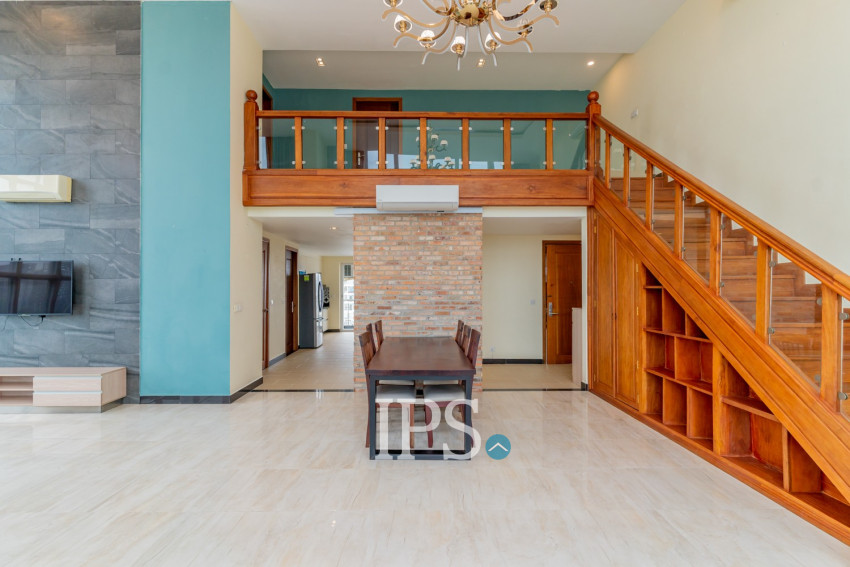 3 Bedroom Serviced Penthouse For Rent - Tonle Bassac, Phnom Penh