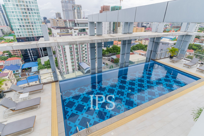 3 Bedroom Serviced Penthouse For Rent - Tonle Bassac, Phnom Penh