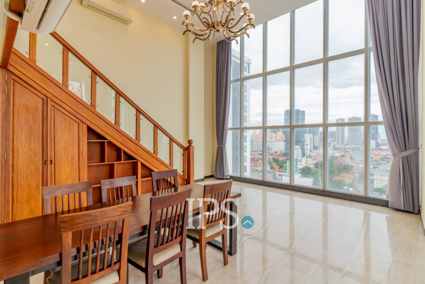 3 Bedroom Serviced Penthouse For Rent - Tonle Bassac, Phnom Penh
