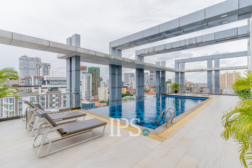 3 Bedroom Serviced Penthouse For Rent - Tonle Bassac, Phnom Penh