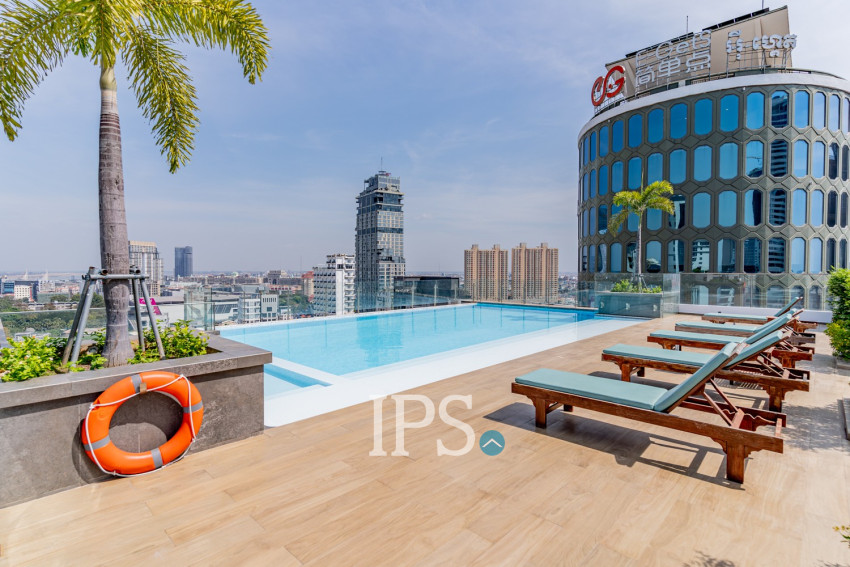 2 Bedroom Serviced Apartment For Rent - BKK1, Phnom Penh