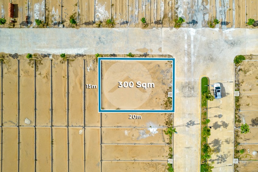 Corner Plot Of 300 Sqm Land For Sale Amory 7 Makara Kandal IPS Cambodia