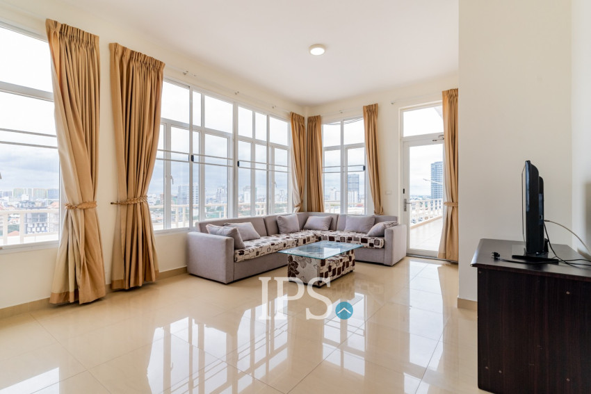 3 Bedroom Serviced Apartment For Rent - Toul Kork, Phnom Penh