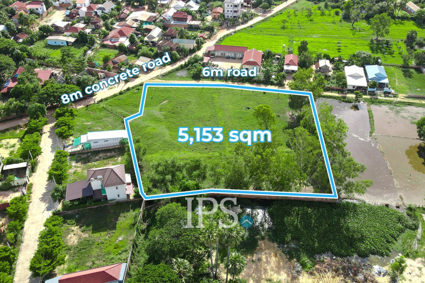 5,153 Sqm Residential Land For Sale - Svay Dangkum, Siem Reap