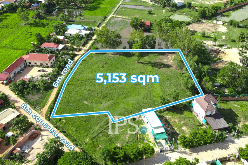 5,153 Sqm Residential Land For Sale - Svay Dangkum, Siem Reap