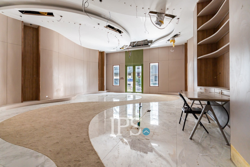 114 Sqm Retail Space For Rent - BKK1, Phnom Penh