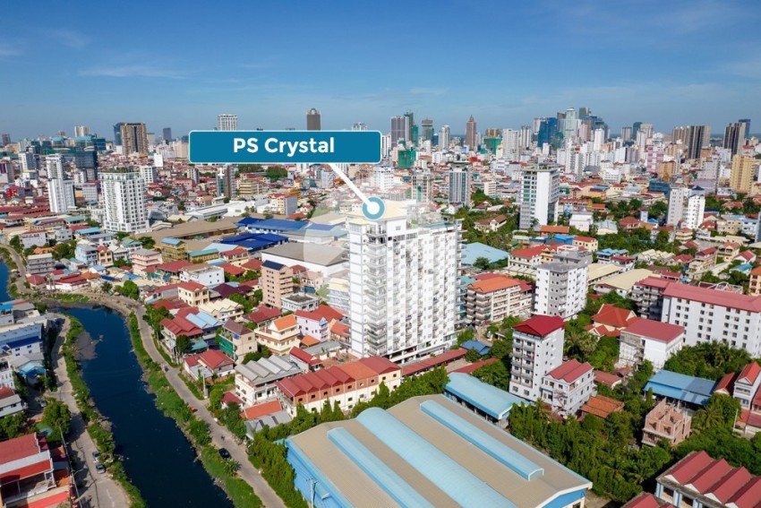 6th Floor 2 Bedroom Condo For Sale - PS Crystal, Boeung Tumpun, Phnom Penh