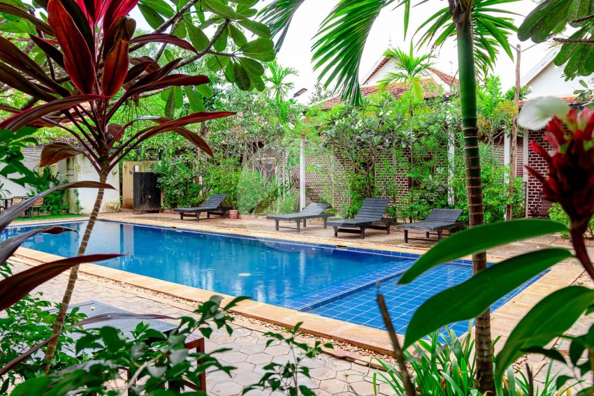 8 Bedroom Boutique For Rent - Svay Thom, Siem Reap