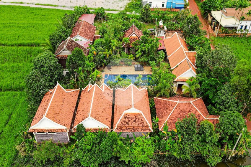 8 Bedroom Boutique For Rent - Svay Thom, Siem Reap