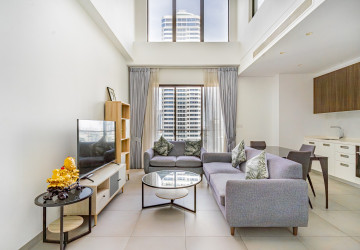 Duplex 2 Bedroom Condo For Rent - Embassy Central, BKK1, Phnom Penh thumbnail