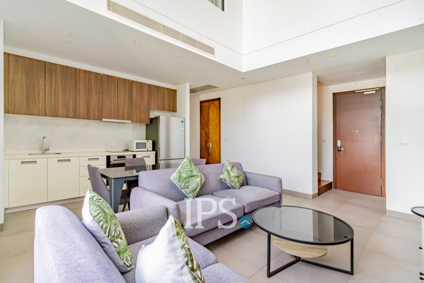 Duplex 2 Bedroom Condo For Rent - Embassy Central, BKK1, Phnom Penh