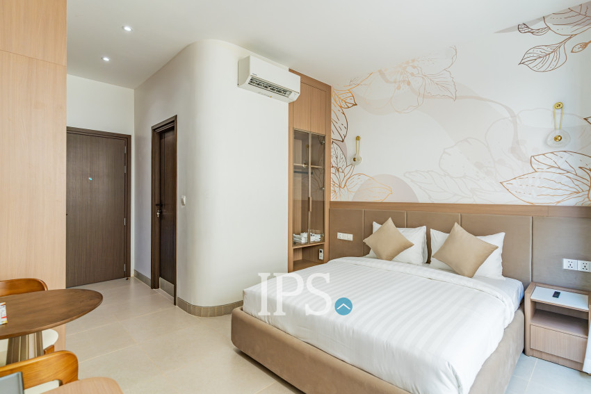 23 Sqm Studio Serviced Apartment For Rent - Beoung Trabek, Phnom Penh