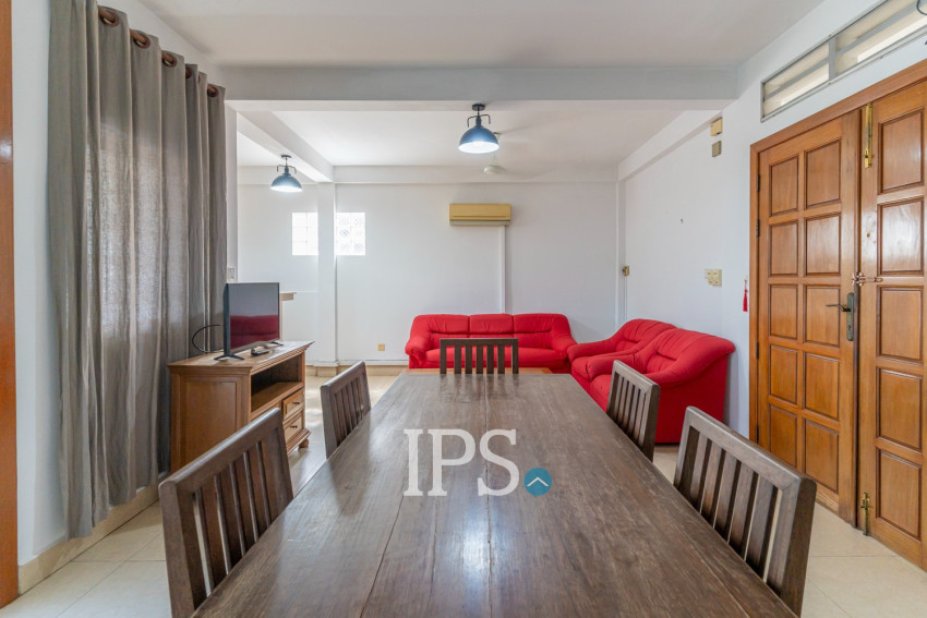 Renovated 3 Bedroom Apartment For Rent - Wat Phnom, Phnom Penh