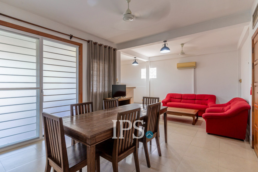 Renovated 3 Bedroom Apartment For Rent - Wat Phnom, Phnom Penh