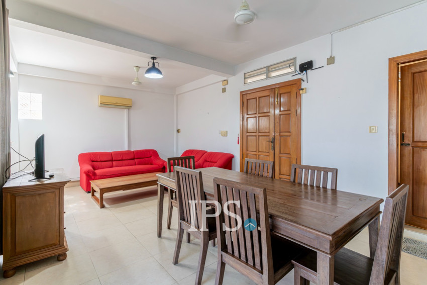 Renovated 3 Bedroom Apartment For Rent - Wat Phnom, Phnom Penh